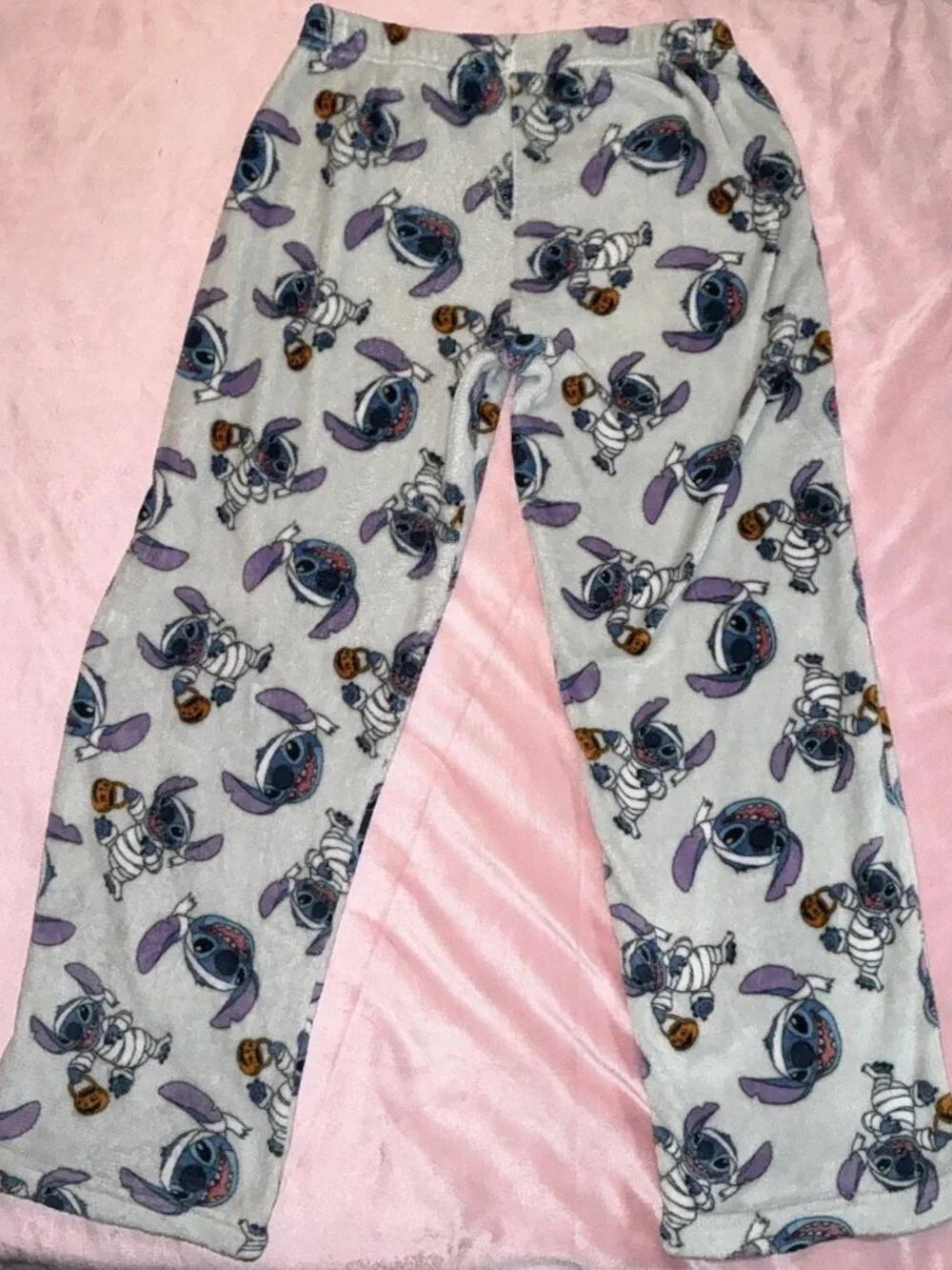 Stitch Pajamas Pants Size Medium - Fluffy - READ - Picture 2 of 6